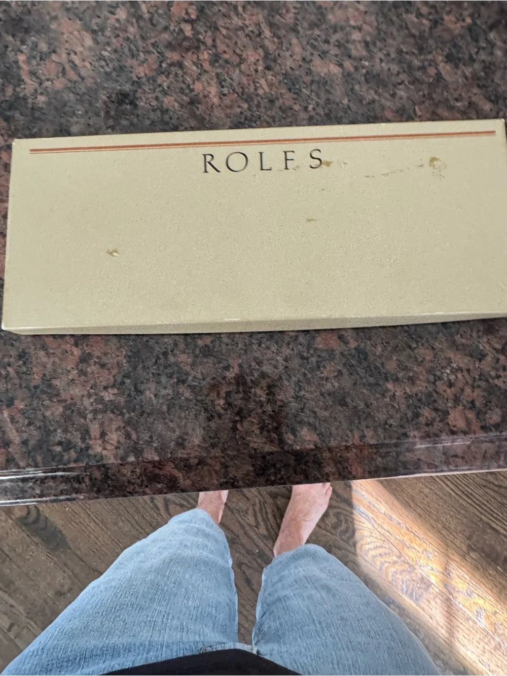 ROLFS Burgundy Leather wallet